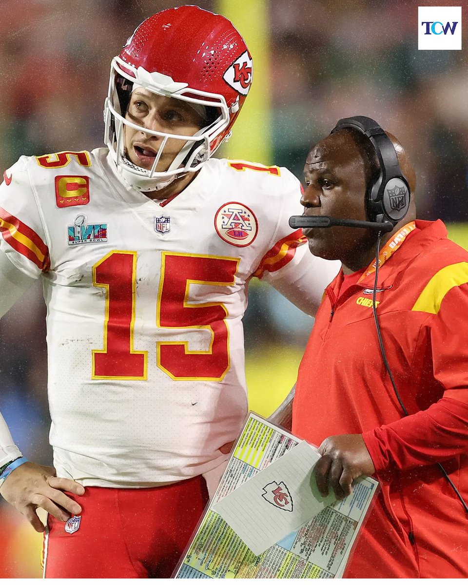 thecoldwire's tweet photo. Eric Bienemy shares his thoughts on being back with the Chiefs.

“I’ve had just a small, minimal conversation with both, but more than anything, it’s just the excitement of reuniting. I’m looking forward to getting back in the grind and chopping wood with them,” Bienemy said. https://t.co/UNIsMcAXgM
