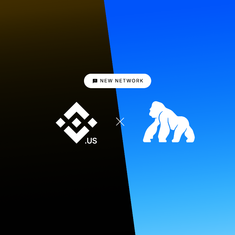 BinanceUS's tweet photo. We’re excited to announce that @BinanceUS now supports the ApeChain network! 

Starting today, users can deposit and withdraw @ApeCoin ($APE) via ApeChain. 🦍