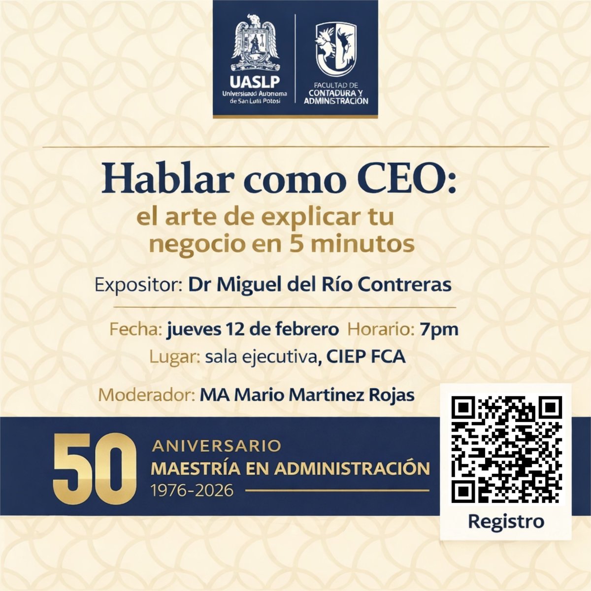 Centro de Investigación y Estudios de Posgrado FCA tweet media