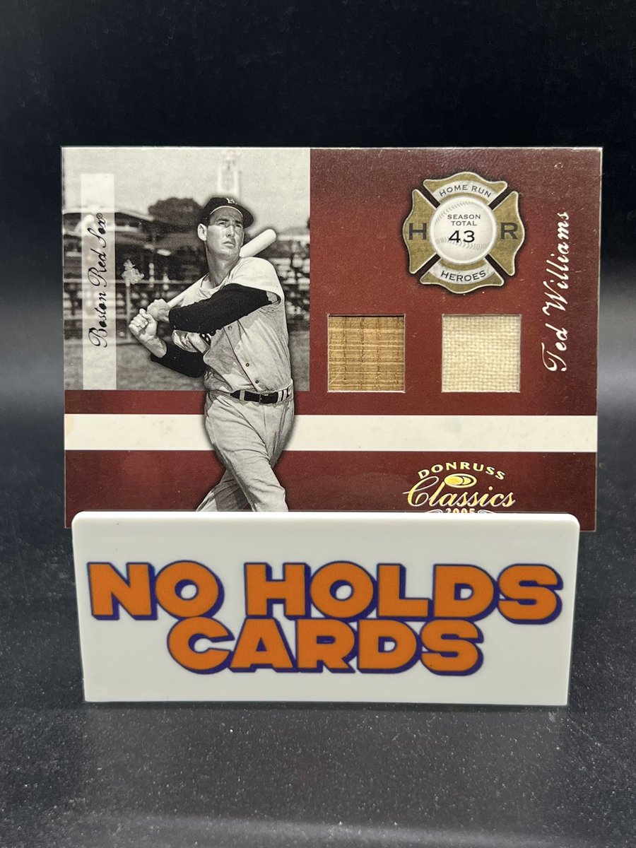 GAME USED TED WILLIAMS /43

$135

Bat and Jersey 

#NOHOLDSALE🐻