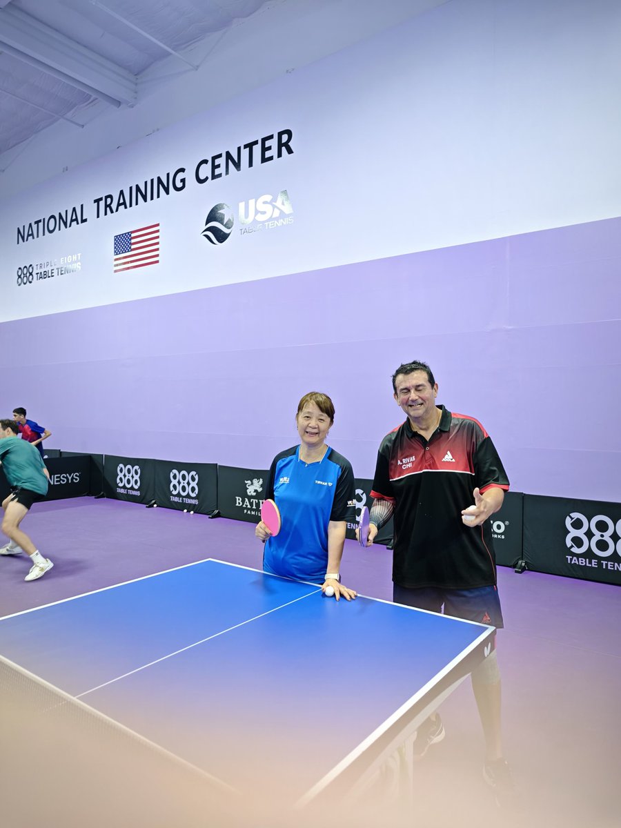 Acompañando a @taniazeng_chi #tiatania en la copa panamericana de tenis de mesa #ittfamericascup #SanFrancisco #usa