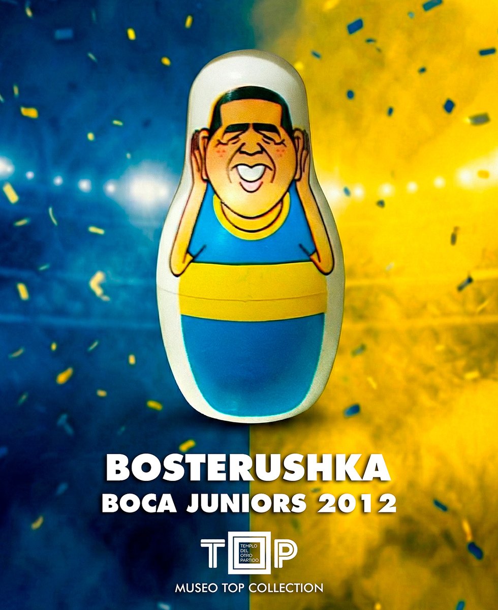 MuseoTOP's tweet image. 28-01-2026. Mística Xeneize: La "Bosterushka" de Juan Román Riquelme (2012) brilla en el TOP, el Museo de Marketing Deportivo de Claudio Destéfano. Historia completa en Instagram 👉 @museoTOP. Contenido: @mlopezarce #Riquelme #BocaJuniors #Merchandising #MuseoTOP
