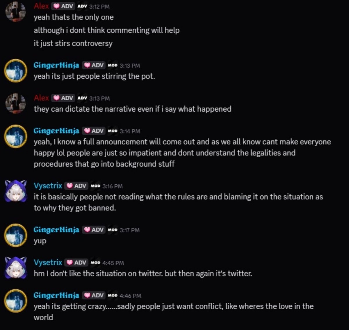 SaeRoseVt's tweet image. A trusted source has shown me how Advanced GG is handling this situation internally, and it’s honestly disappointing. Rather than treating it with the seriousness it deserves, it’s being brushed off, joked about, and not taken in good faith. The way this is being approached…