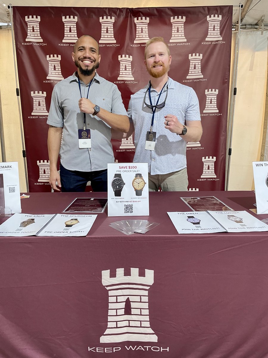 KeepWatchCo's tweet image. National Founders Conference 2026 is a wrap! The teaching was nothing short of amazing. Praise God for these godly men! 

We are very grateful to everyone who stopped by our booth for the launch of Keep Watch! And special thank you to all who placed pre-orders and partook in our…