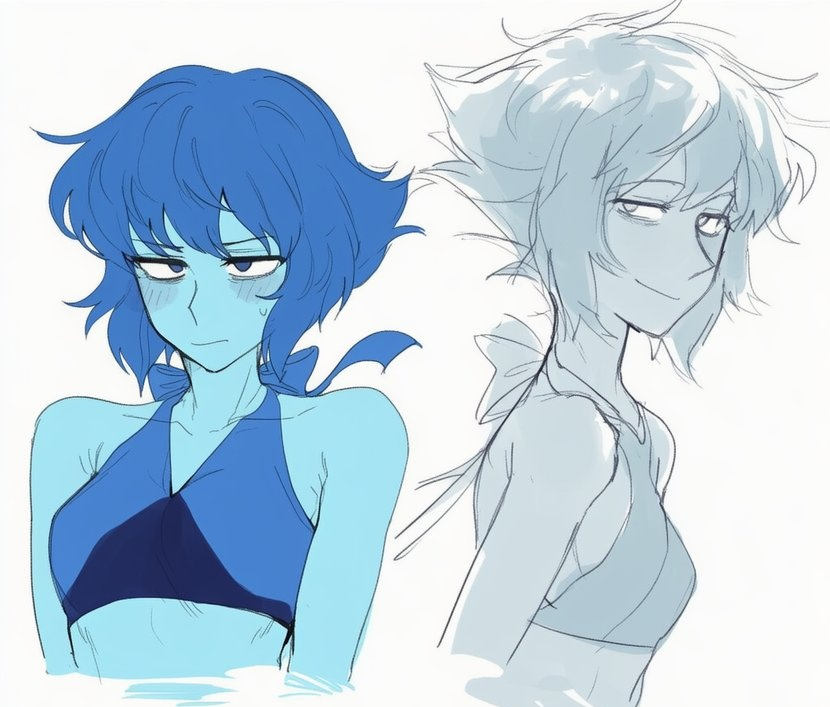 Uravity98114's tweet image. #StevenUniverse 
It's an old post i know.. But the TL needs a lapis lazuli cleanse and who better to do the job than my favorite Ocean gem?