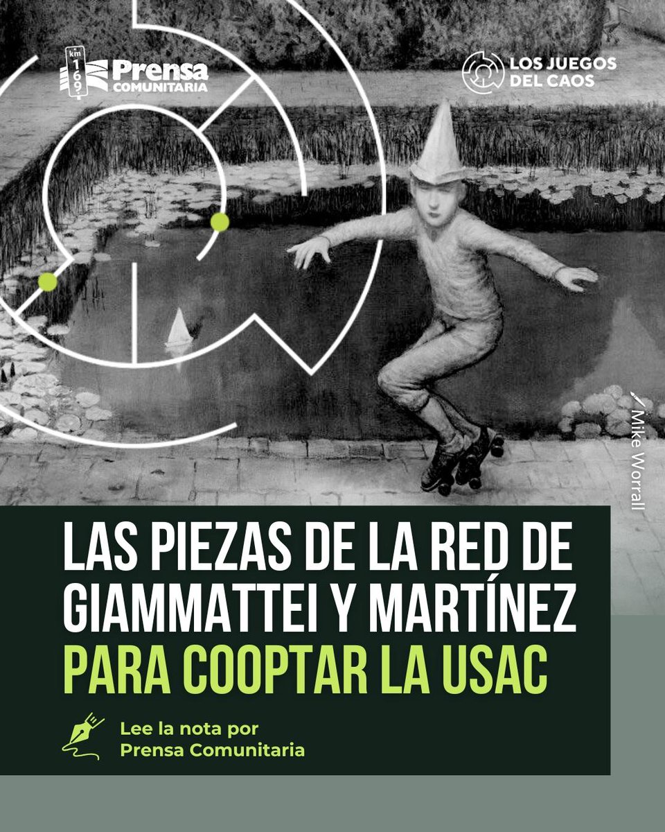 Los operadores de la cooptación de la #USAC

Mynor de la Rosa, una pieza clave en la alianza con Miguel Martínez y Luis Suárez para imponer a Mazariegos. #JuegosDelCaos

Lee y comparte 📌
prensacomunitaria.org/2026/01/las-pi…