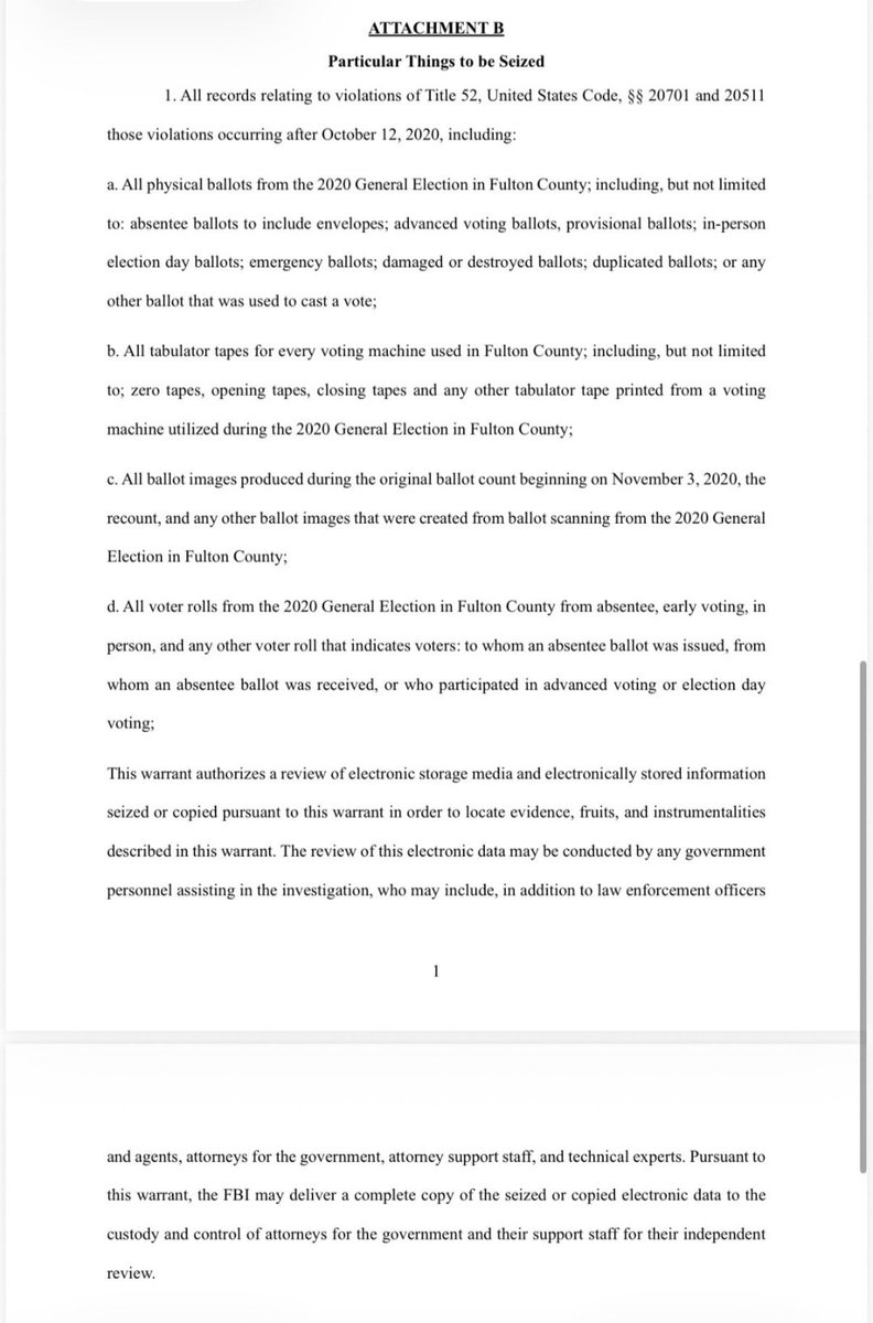 Here is the search warrant in Fulton County Ballots!
<a href="/GAballots/">David Cross</a> <a href="/KevinMoncla/">Kevin Moncla</a> <a href="/JasonFrazierUSA/">Jason Frazier 🇺🇲</a>