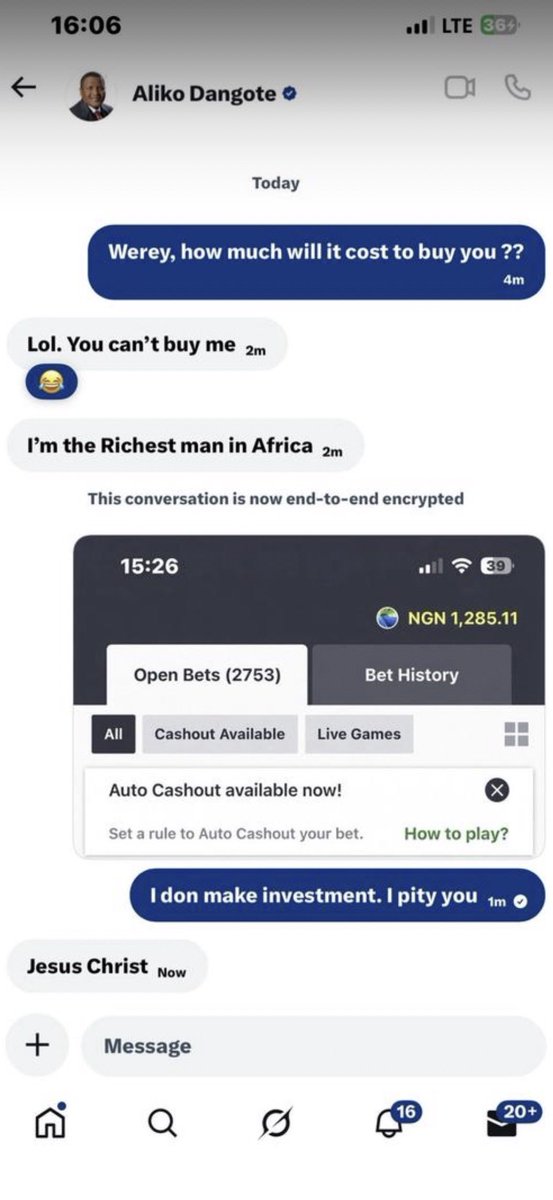 You go know say no be mouth men mount <a href="/AlikoDangote/">Aliko Dangote</a>