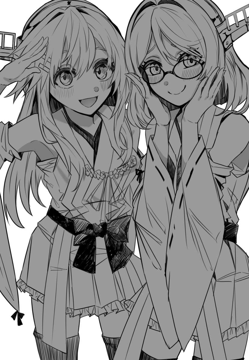 霧島と榛名らくがき✏️