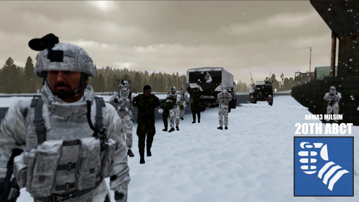 20XMilSim's tweet photo. Nordic Front Under Pressure

Swedish homeguard troops captured as Russian troops continue their advance through Nordic countries, How are the Swedish going to respond?

#Arma3 #MilSim 
#armaphotography https://t.co/kS59M1mQwR