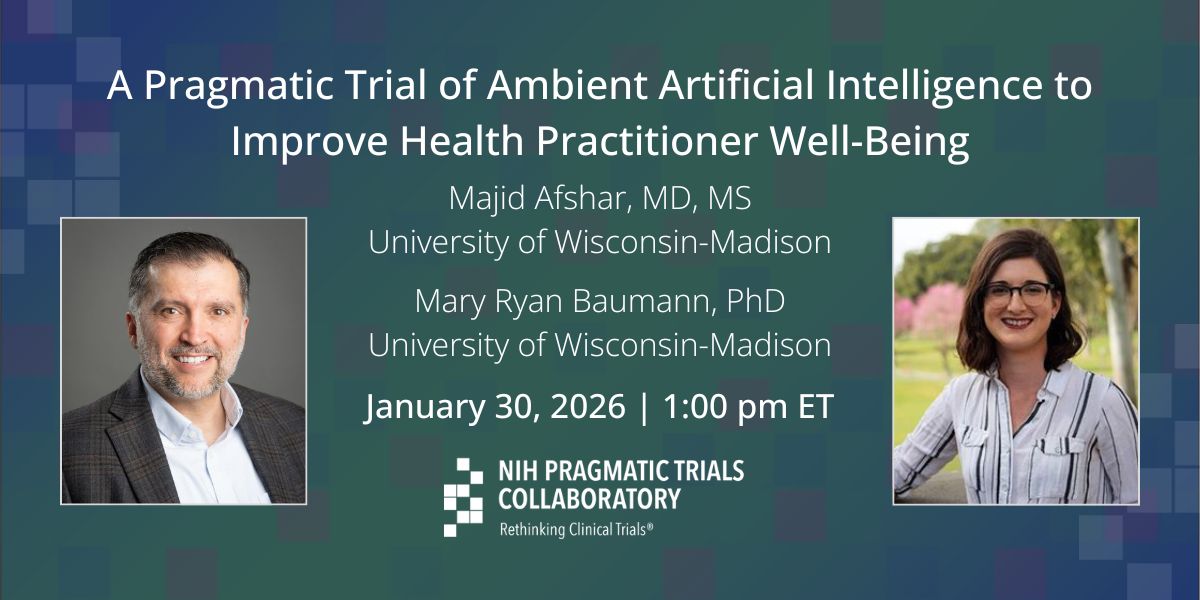 NIH Pragmatic Trials Collaboratory tweet media