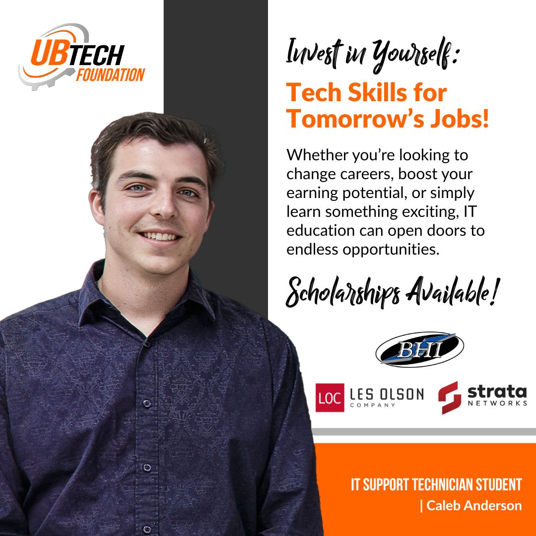 UBTechTitans's tweet image. This month, we shine the #UBTech Titan spotlight on our Information Technology (IT) partnerships. We're thankful for all you do in support of #TechnicalEducation ⚙️⬆️

#Utah #TheBasin #Trades #Energy #Health #Industry #Scholarships #GearsUp #GoTitans