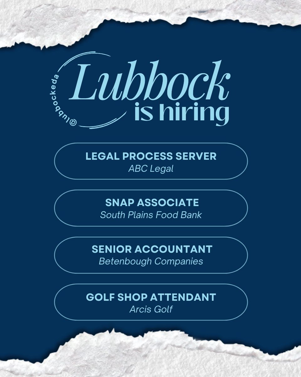 Lubbock EDA tweet media