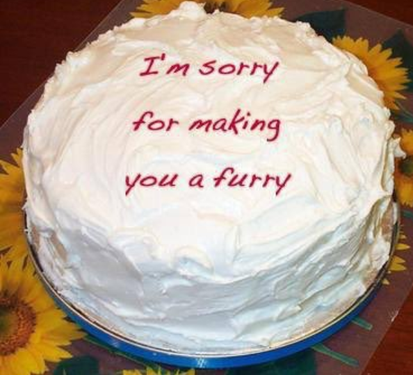 Zeroawen's tweet image. here, I made you a cake
