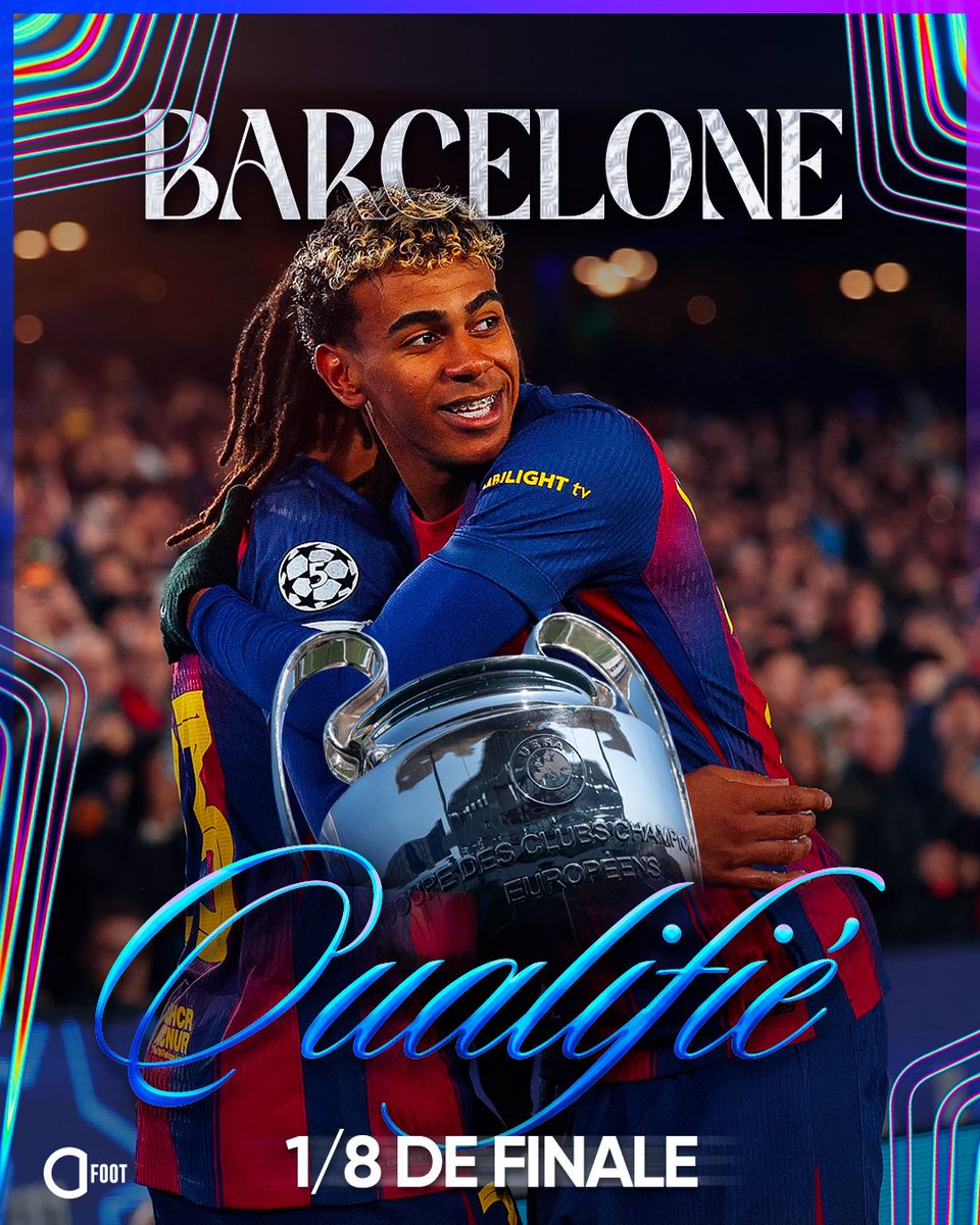 🚨 OFFICIEL ! 𝗟𝗘 𝗙𝗖 𝗕𝗔𝗥𝗖𝗘𝗟𝗢𝗡𝗘 𝗘𝗦𝗧 𝗤𝗨𝗔𝗟𝗜𝗙𝗜𝗘́ 𝗣𝗢𝗨𝗥 𝗟𝗘𝗦 𝗛𝗨𝗜𝗧𝗜𝗘̀𝗠𝗘𝗦 𝗗𝗘 𝗙𝗜𝗡𝗔𝗟𝗘 𝗗𝗘 𝗟𝗔 𝗟𝗜𝗚𝗨𝗘 𝗗𝗘𝗦 𝗖𝗛𝗔𝗠𝗣𝗜𝗢𝗡𝗦 !!! 💙❤️⭐️

Les Catalans terminent à la 5ème place du classement. ✅