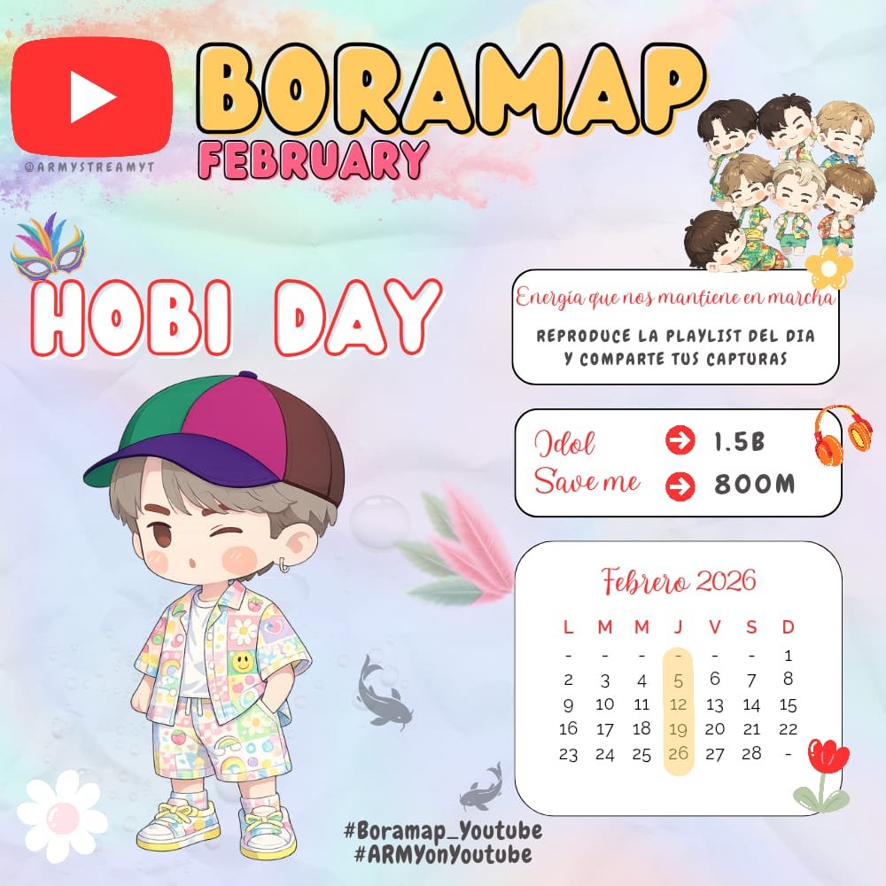 🗺️ 𝗕𝗢𝗥𝗔𝗠𝗔𝗣 | 𝗙𝗘𝗕𝗥𝗨𝗔𝗥𝗬 💜

Aquí seguimos, sin rendirnos 🔥

➜ Reproduce la playlist del día
➜ Comparte tus capturas 📸

🎧 Boramap 02 | Jhope: youtube.com/playlist?list=…

#Boramap_Youtube
#ARMYonYouTube