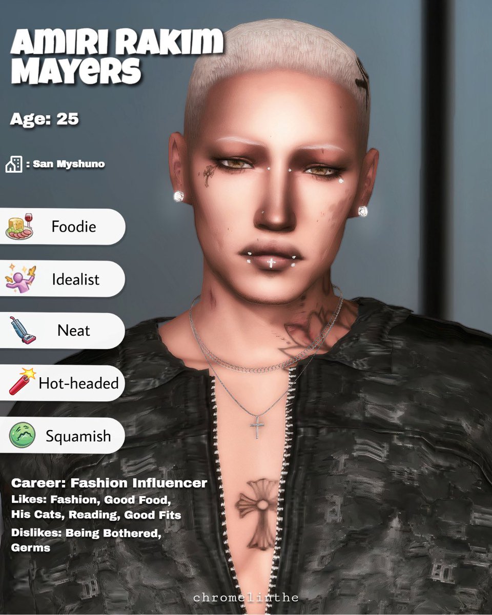 chromelithe's tweet image. decided to make my boys a character sheet, though I might redo them