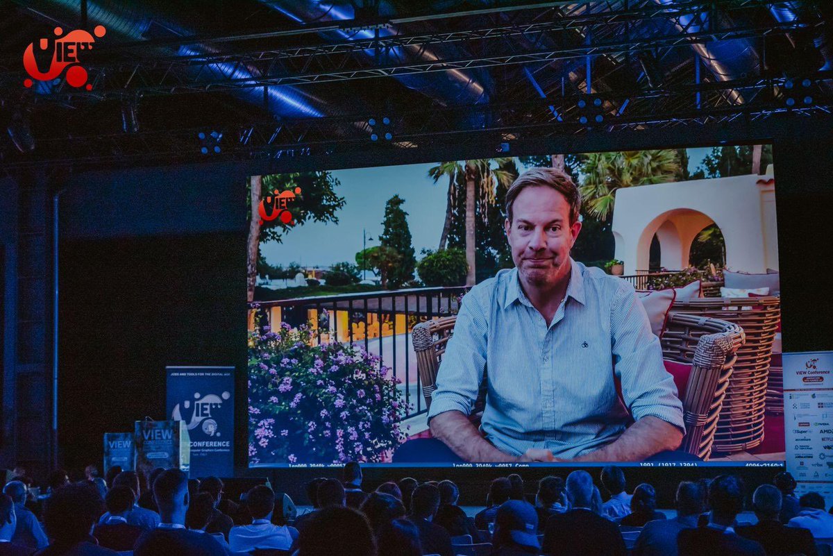 ViewConference's tweet image. During @ViewConference 2025, Overall VFX Supervisor on F1Movie, #RyanTudhope, giving a remarkable talk, “Behind the Wheel of F1’s Invisible VFX.” Massive congratulations to you and entire team on your #oscarnomination! 

viewconference.it
#viewconference #vfx #F1Movie