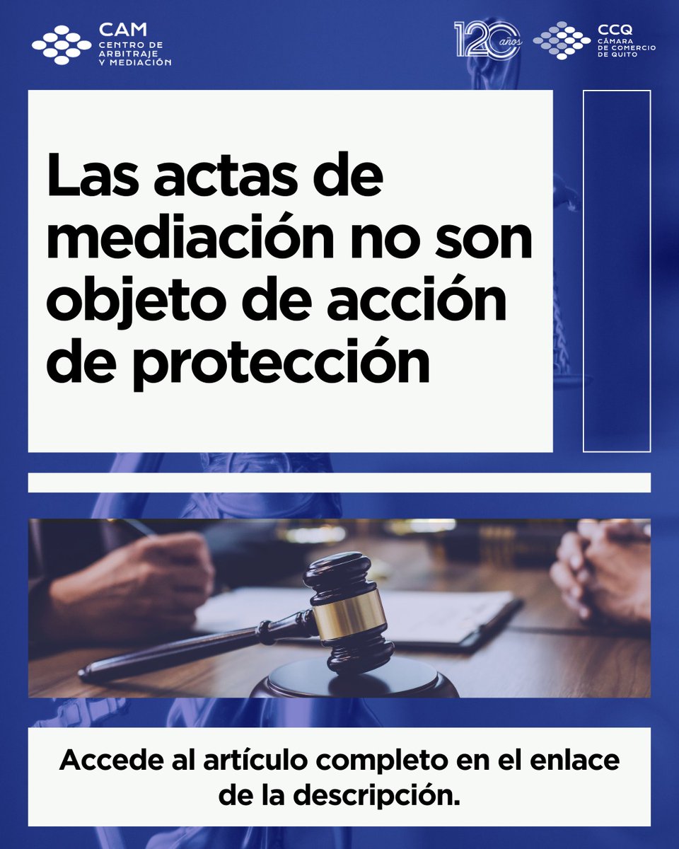Centro de Arbitraje y Mediacion CCQ tweet media