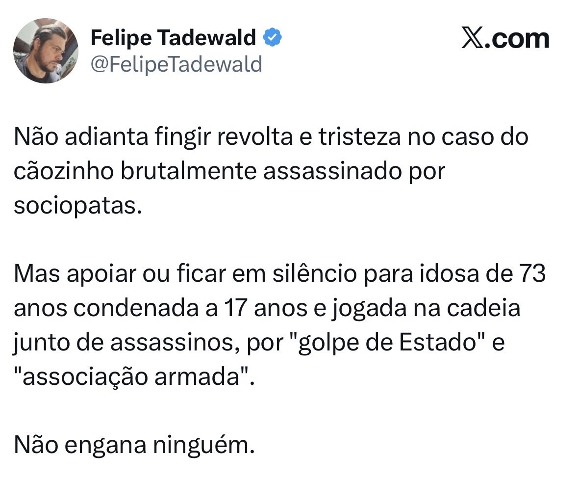 o cachorro era inocente e essa velha de 73 anos é uma vagabunda que tem mais é q se foder