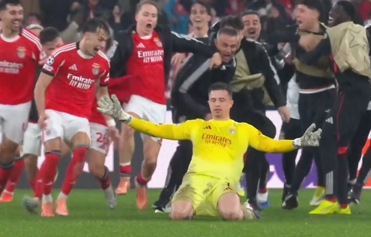 irmão, já é FODA pra caralho um jogador marcar um gol no último lance para classificar o seu time 

e é mais FODA AINDA quando um goleiro faz isso

detalhe: contra o REAL MADRID

o desgraçado do Trubin zerou a vida