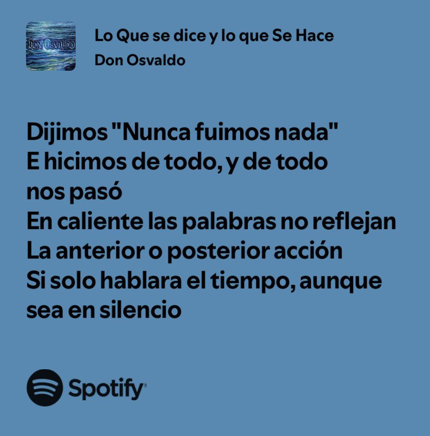Si solo hablara el tiempo, aunque sea en silencio