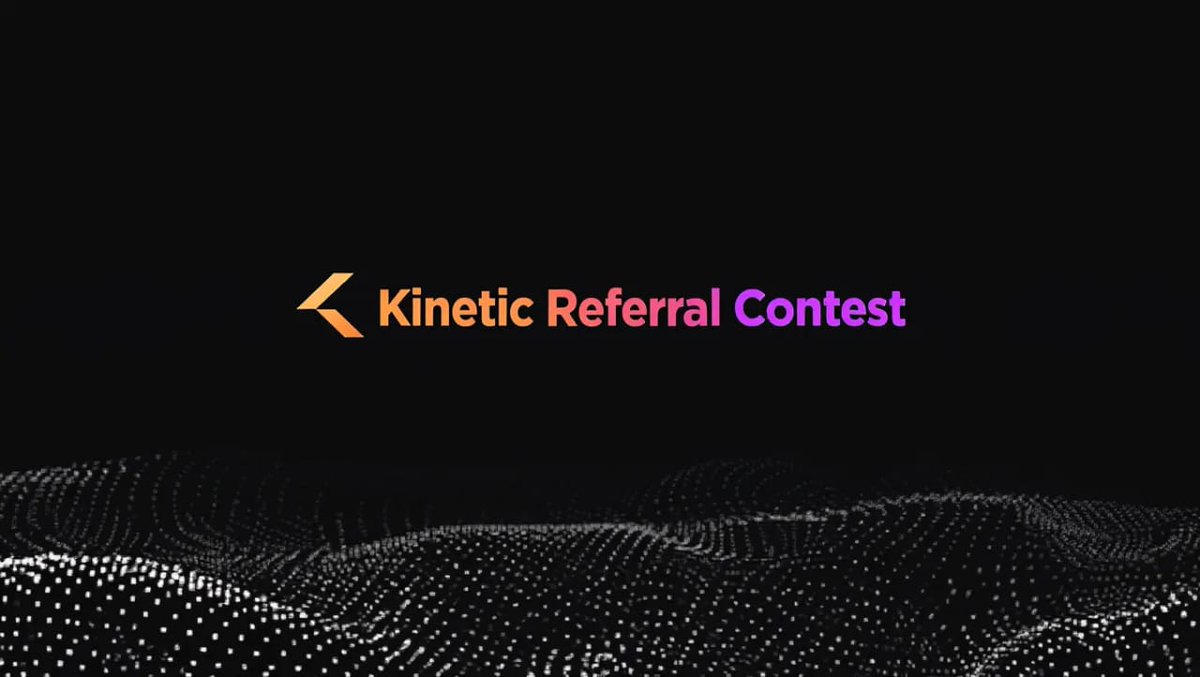 Kinetic just launched a referral contest with a total reward pool of $6,105 USDC.

The Kinetic Referral Contest runs from January 12 to January 27, 00:00 UTC.

You earn points through direct referrals who complete trades or swaps on Kinetic.

To keep track of all these