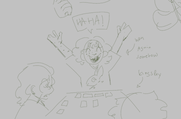 they are playing magic the gathering #yaelokre