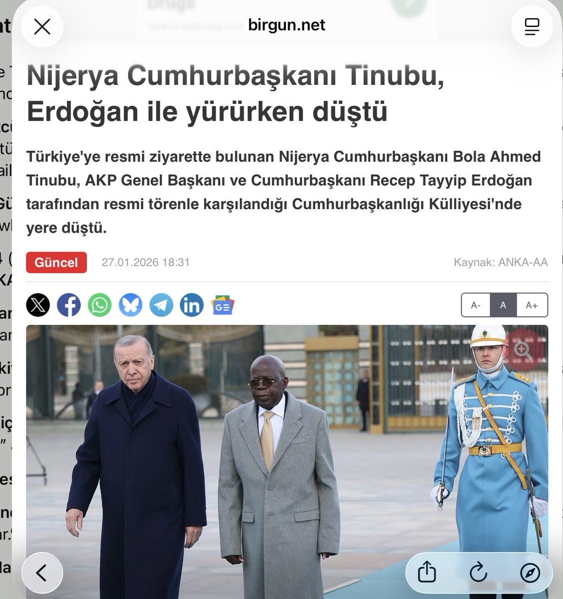 iOccupyNigeria's tweet image. Madam, abeg stop lying to Nigerians.

This matter BIG for Turkey. E no be small issue. Turkish newspapers carry am everywhere. Pro government, opposition, independent media, everybody report am. Dem even show pictures where the man dey ground.

Make we call names.

Türkiye…