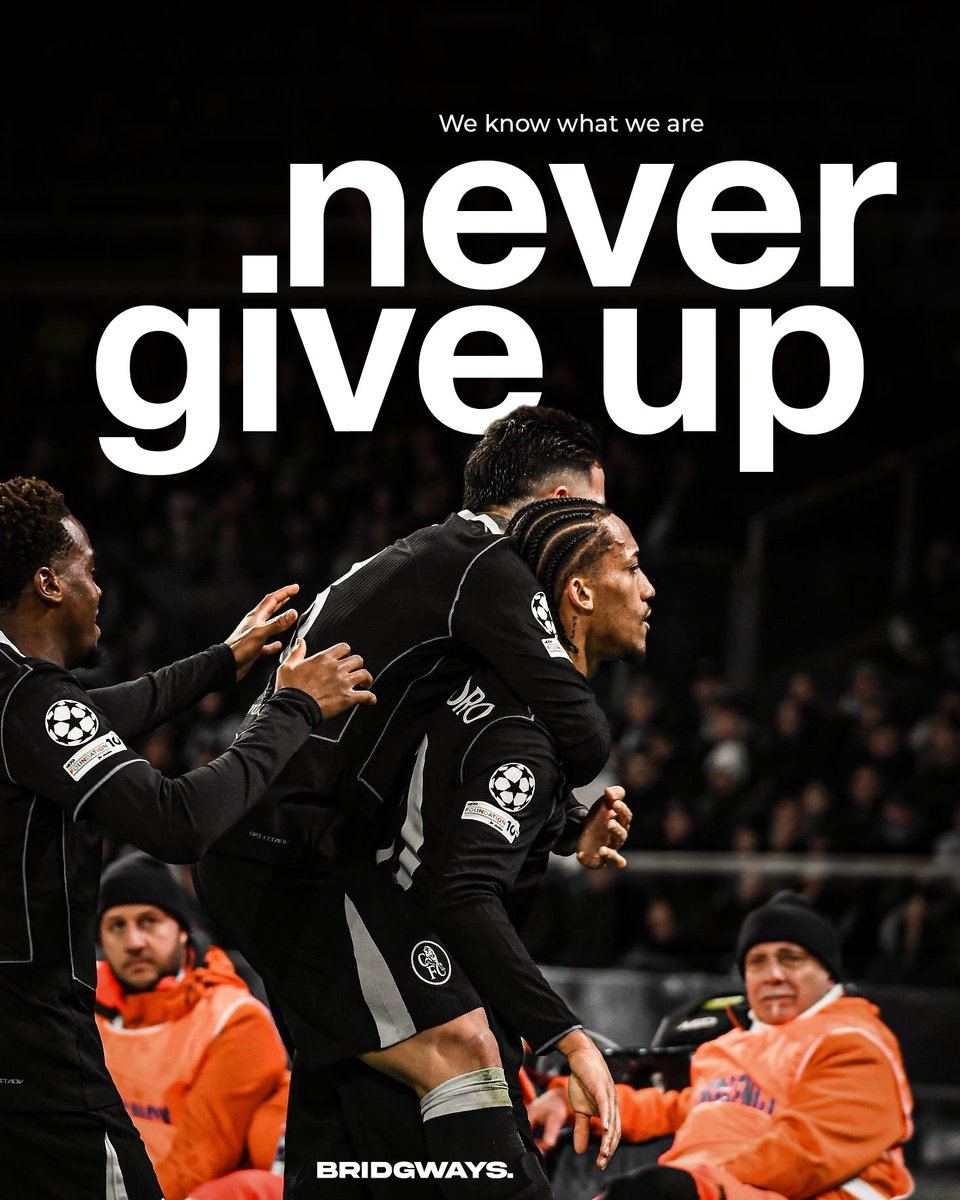 Chelsea Football Club mentality. ✊