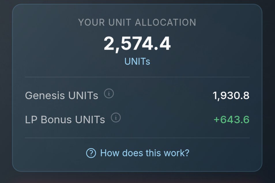 New Airdrop: UNIT

UNIT is an intermediate asset designed to support the transition from <a href="/elys_network/">Elys Network</a>'s ELYS to <a href="/Ryze_Protocol/">Ryze</a>'s RYZE.

If you were an ELYS holder, go check here: migration.ryze.pro

You'll need to link your Keplr wallet with your Base wallet.

Good luck!