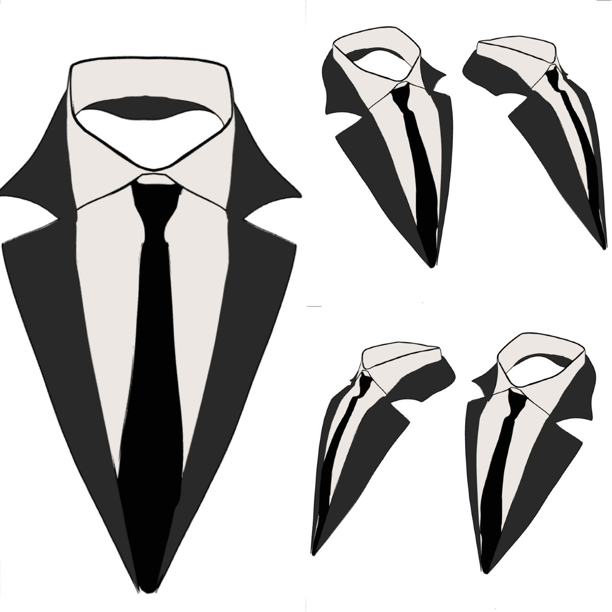 칼라 &amp; 넥타이 3D Collar &amp; Tie 襟＆ネクタイ
(한정무료 limited-time free) by Mimiamane

각도별 수트 칼라와 넥타이 그리기 어려웠던 분들께 정말 강추!
A great guide for drawing suit collars and ties from various angles! by Mimiamane 
assets.clip-studio.com/ko-kr/detail?i… #clipstudio