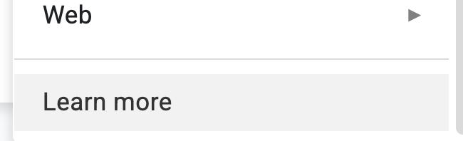 found this button in Google Sheets. but you ain't gonna learn more... 

It's just lists of stuff....

at bettersheets . co you learn way more