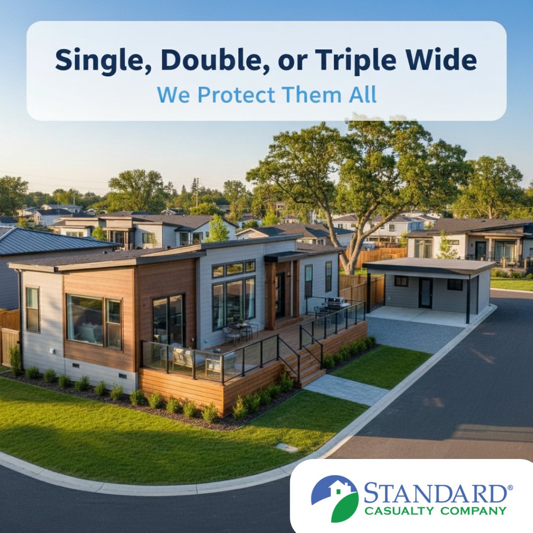 StandardCas's tweet image. Single, double, or triple-wide, we protect them all. 🏡

Manufactured home coverage that fits real life. 

Get a quote: stdins.com/sia-insurance-…

#ManufacturedHomeInsurance #StandardCasualty #MobileHomeInsurance