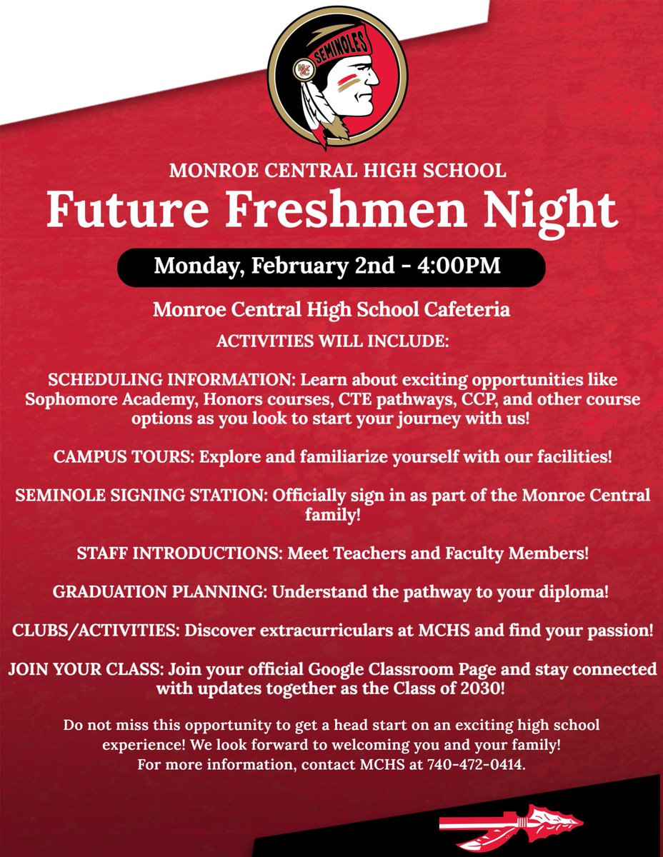 Monroe Central High School tweet media