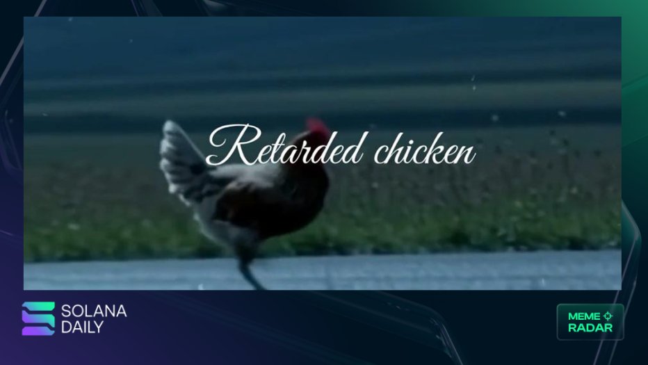 $CHICKEN - $302.8K MCap

CA: EwcVckR7G28Hzzg4XxBnEC3uEYjgKx9kyLQBsbLHpump

<a href="/R3tardedchicken/">Retarded Chicken</a> | Retarded Chicken is a memecoin imagined by Werner Herzog - the voice behind the Nietzschean Penguin

Community has 1K+ members now

#DYOR