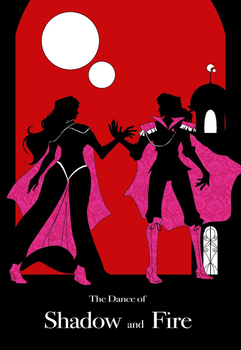 utena inspired poster for my friends book