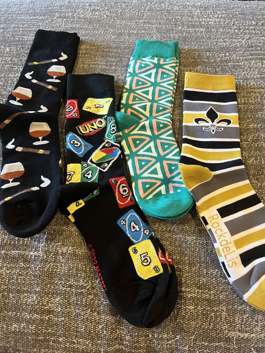 Got new <a href="/RockDeLis/">RockDeLis</a> socks in today! The UNO ones are my favorite.