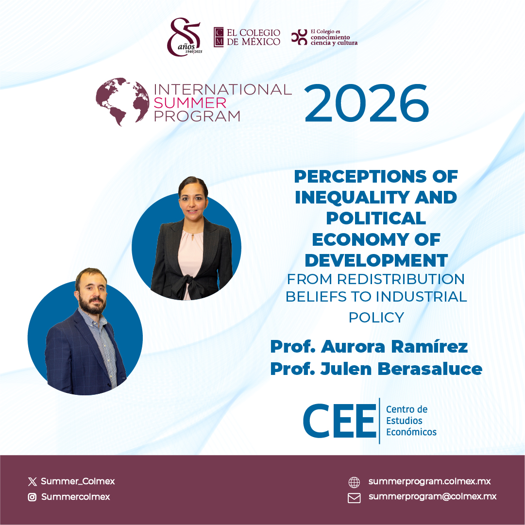 Political Economy from the Global South and Latin America a critical course on power, inequality, and development from Latin American and Global South perspectives. Join us at <a href="/elcolmex/">El Colegio de México</a> <a href="/CEEColmex/">CEE COLMEX</a> 

✨ Apply now
📍 summerprogram.colmex.mx/en/admission