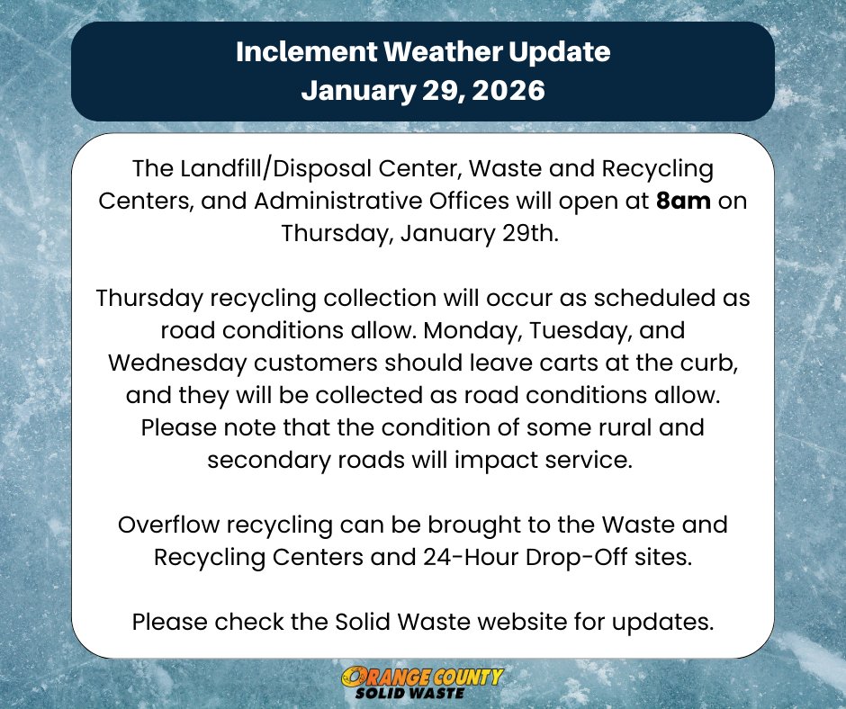 Orange County NC Solid Waste tweet media