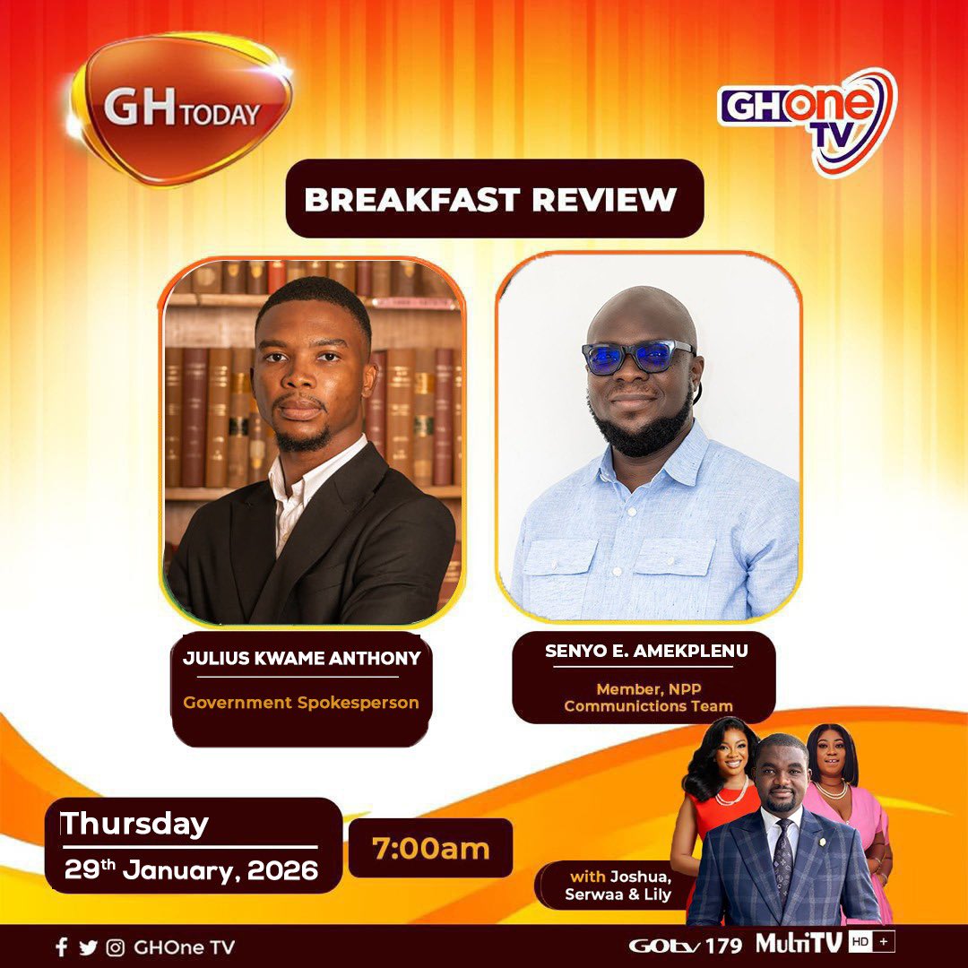 BLOCKHOLDER8's tweet photo. Donโt miss Julius Anthony on GHOne Breakfast Review. #fullyactive https://t.co/PTre5s27dW