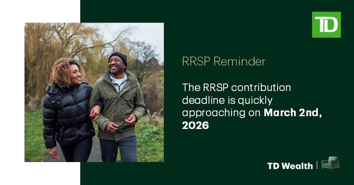 The Registered Retirement Savings Plan (RRSP) contribution deadline is quickly approaching! If you plan to contribute to your RRSP this year, the contribution deadline is March 2nd, 2026.

Contact me to get started.

#RRSPReminder