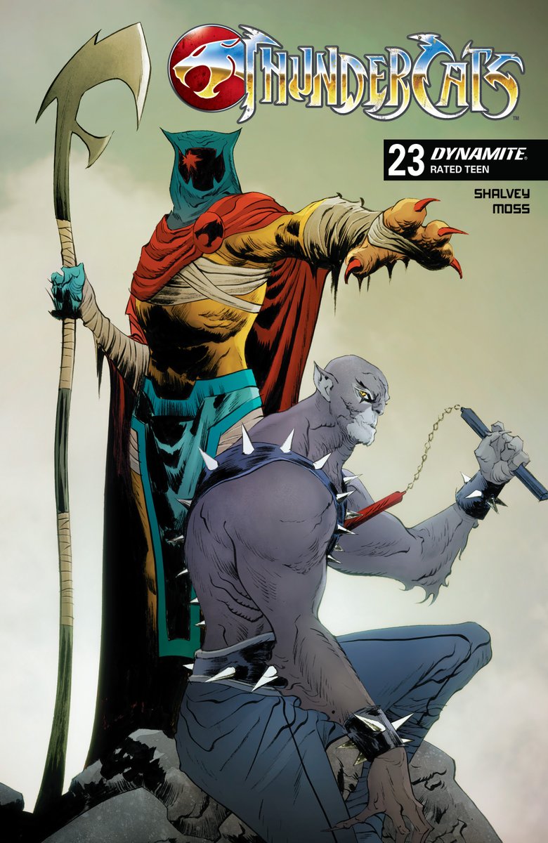 DynamiteComics's tweet photo. In stores this week, Thundercats #23 with covers by Lucio Parrillo, Declan Shalvey, Jae Lee, Drew Moss and Manix.

#thundercats #declanshalvey #drewmoss #lucioparrillo #jaelee #manix

https://t.co/BzuZwM04PI https://t.co/L3rDyIswZO