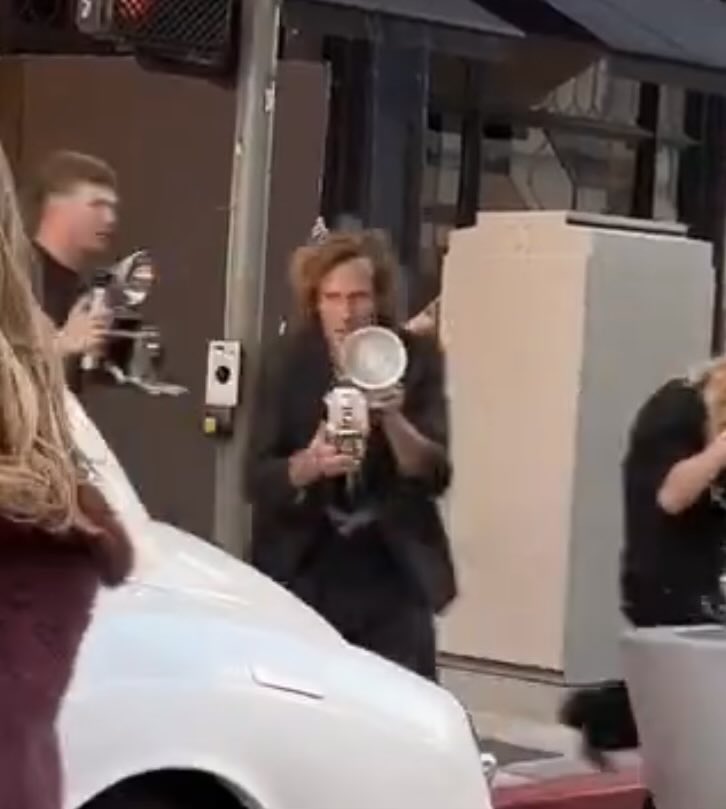 BasedAntman's tweet image. I noticed this because… a’hem… I watched it a few times.  These guys must be part of the scene because those are 50 - 75 year old film cameras. 😂