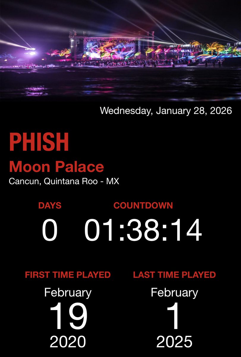 Ready to rock #phish #couchtour