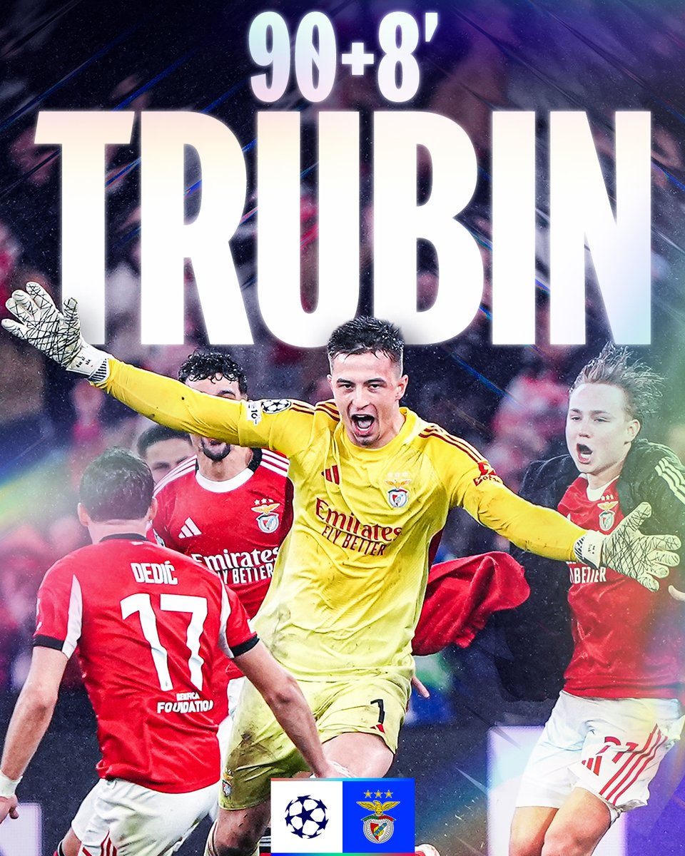 Goalkeeper goal sends Benfica through 😳

#UCL