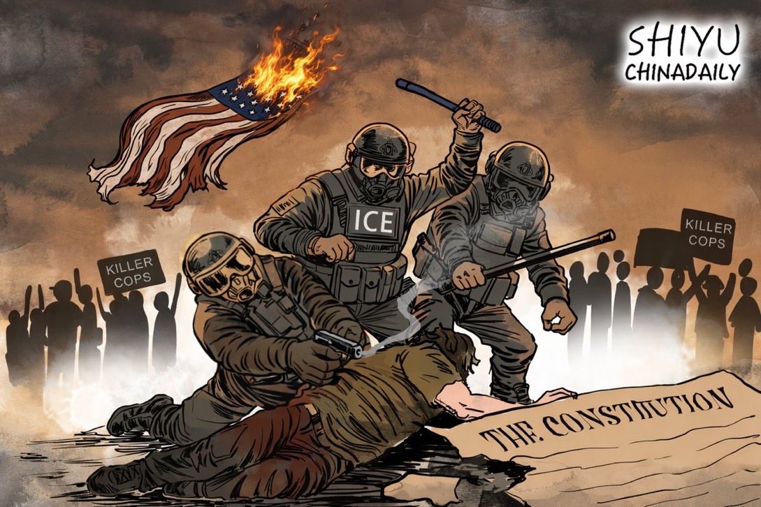 L’ICE funziona così perché negli USA il presidente ha nel tempo concentrato poteri prima condivisi con il Congresso, usando la “sicurezza” per trasformare migrazione e povertà in problemi di ordine pubblico. Trump è solo il terminale di questo processo.