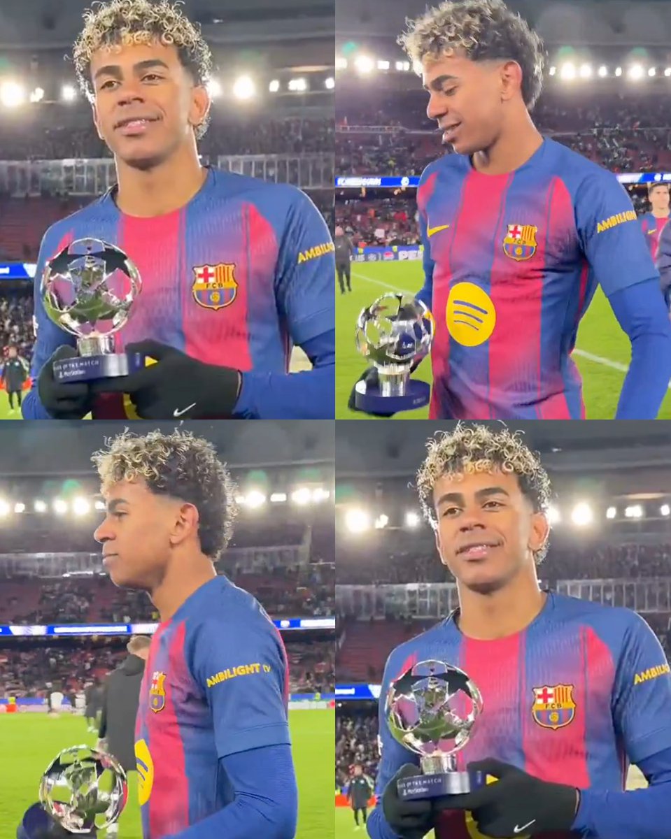 ¡¡HOY TUVIMOS SHOW DE LAMINE YAMAL EN LA CHAMPIONS LEAGUE!!

✅ Hoy firmó una asistencia.
✅ Hoy marcó el gol de la remontada. 
✅ Hoy estuvo involucrado en la jugada de un penal.
✅ Hoy participó en 3 de los 4 goles del FC Barcelona.
✅ Hoy lideró la goleada de su equipo.
✅ Hoy