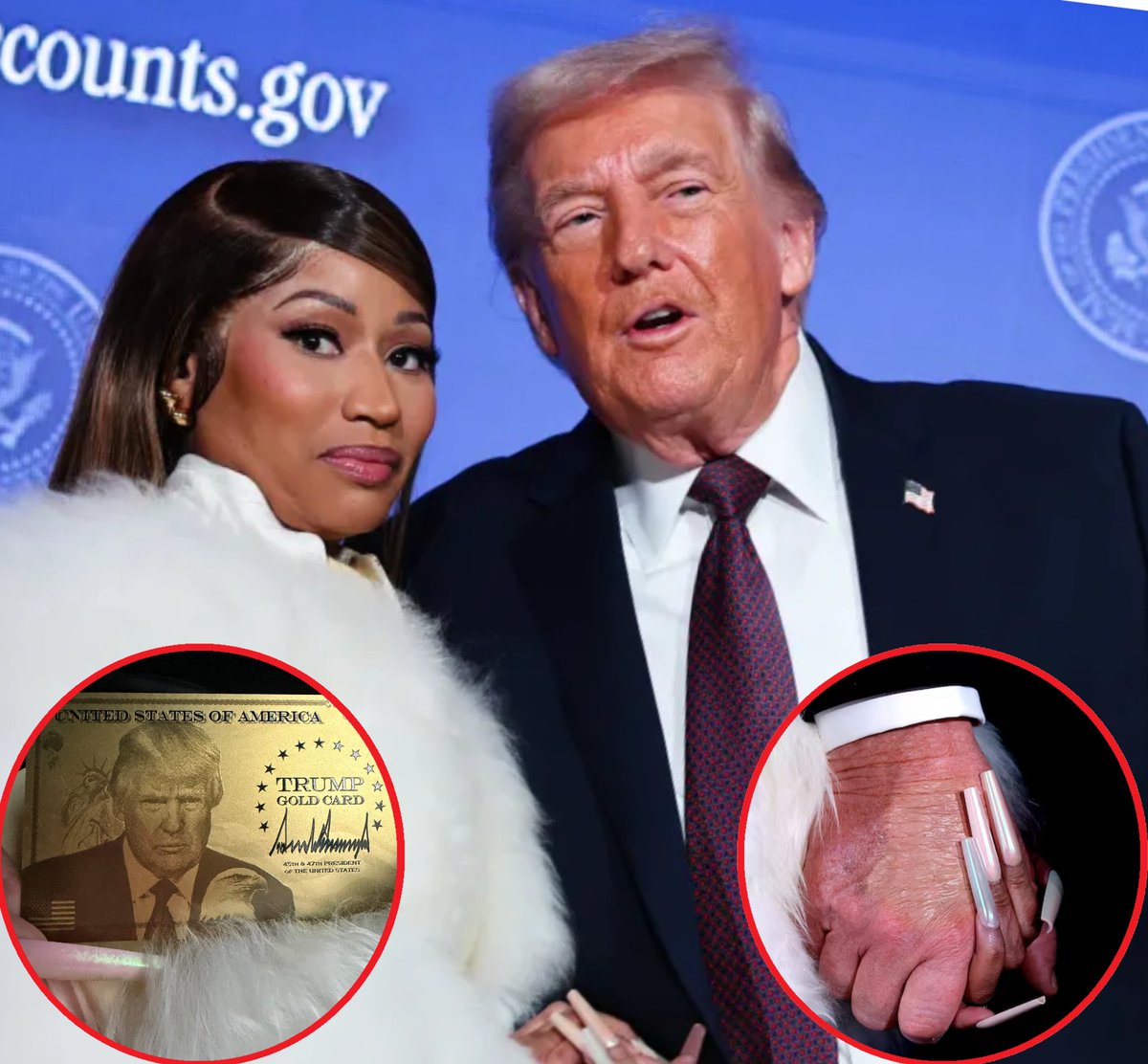 Nicki Minaj becomes an official permanent resident of the United States after receiving Trump’s Gold Card 🇺🇸