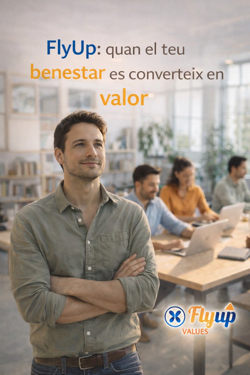 FlyUpValues's tweet photo. 🌱 Quan el benestar es converteix en valor

FlyUp és més que un joc.
És una invitació a cuidar-nos mentre vivim, treballem i convivim.
Perquè el benestar no és un luxe,
és una manera de construir entorns més humans, sostenibles i viables.

Quan ens escoltem, el valor apareix.
#FlyUp #Benestar #Valors #SostenibilitatHumana